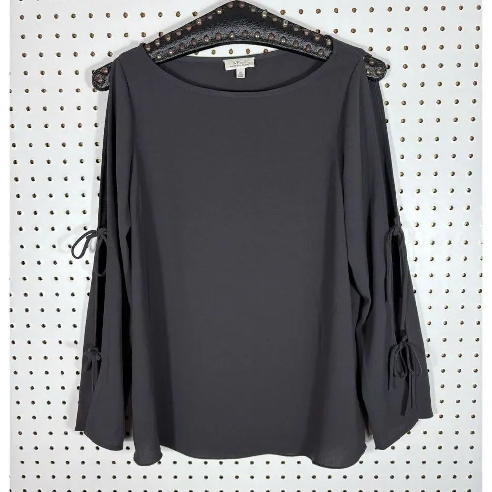 Wilfred Aritzia pozzi tie sleeve blouse size Xs